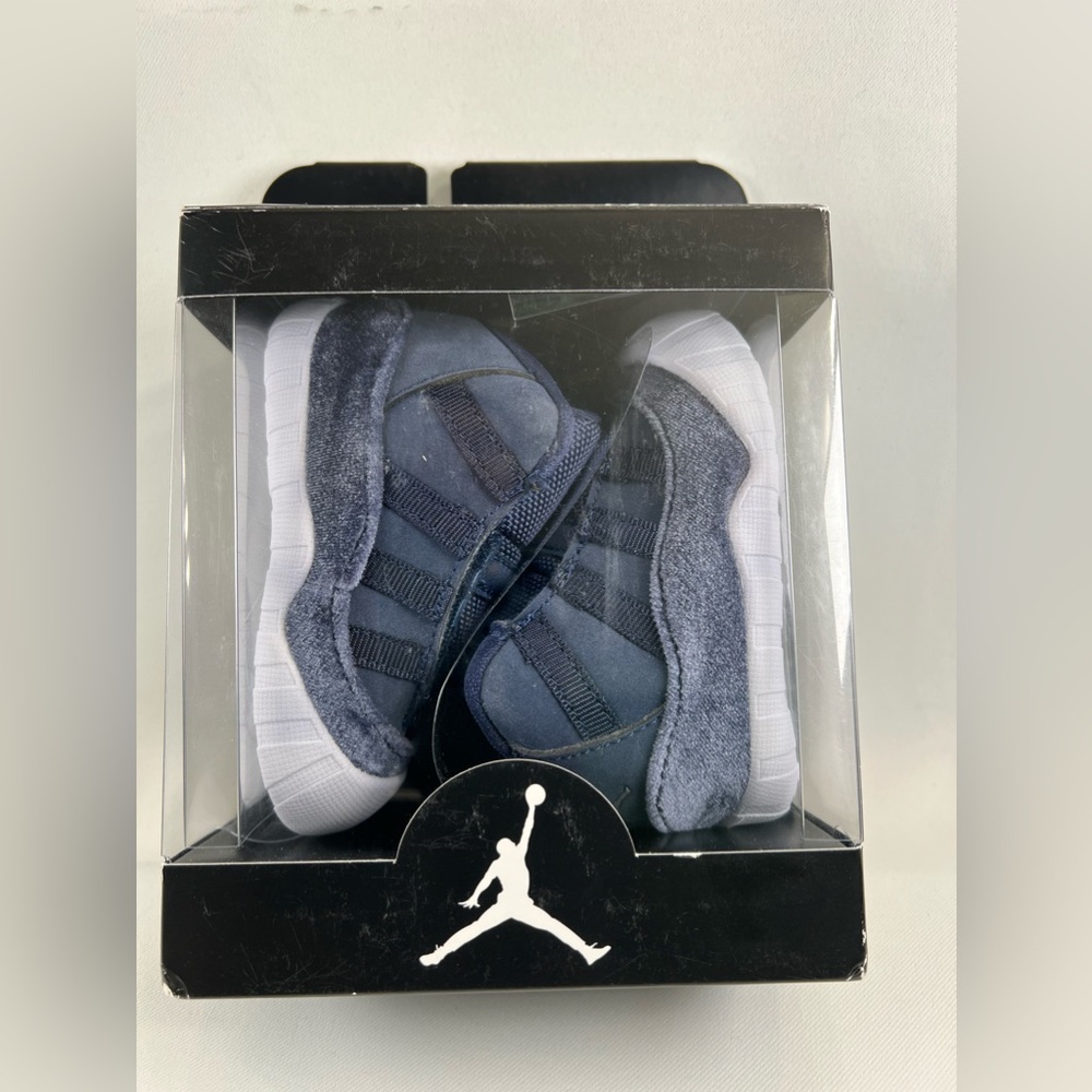 ⭐️HOST PICK⭐️NIKE Jordan11 Crib Bootie Midnight Navy Blue Size:4C Brand New WBOX - Picture 2 of 10